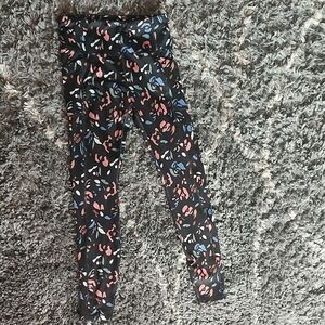 Avia Kids Leggings with Black and Multicolor Pattern